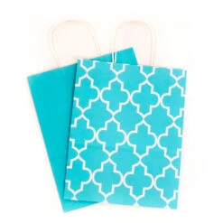 Hallmark 12.5" 12-Pack Assorted Kraft Paper Gift Bags -Hallmark 12.5 Prints and Solids 12Pack Assorted Gift Bags 5EGB6049 05