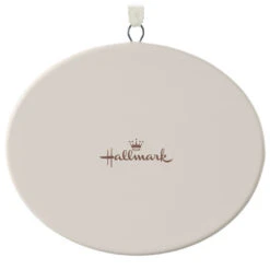 Hallmark 1-Sided Oval Ceramic Photo Ornament -Hallmark 1Sided Oval Ceramic Photo Ornament 1999QHE1911B1 06