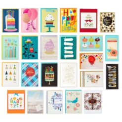 Hallmark -Hallmark 24 Cards for AllOccasions in Floral Organizer Box 5EDX3457 02