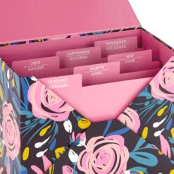 Hallmark Assorted Cards For All Occasions In Floral Organizer Box, Box Of 24 -Hallmark 24 Cards for AllOccasions in Floral Organizer Box 5EDX3457 08