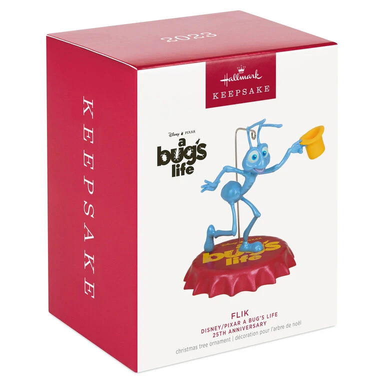 Hallmark Disney/Pixar A Bug's Life 25th Anniversary Flik Ornament 6 Hallmark Disney/Pixar A Bug's Life 25th Anniversary Flik Ornament - Image 4