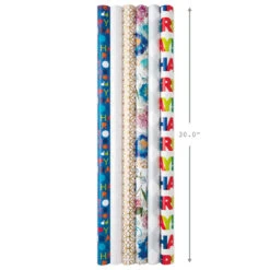 Hallmark All Occasions Wrapping Paper Rolls, 6 Pack 13 Hallmark All Occasions Wrapping Paper Rolls, 6 Pack -Hallmark All Occasions Wrapping Paper Rolls 6 Pack 5JXW1745 03
