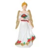 Hallmark Christmas Angels Good Cheer Ornament -Hallmark Angel in Red Flowers Dress Keepsake Ornament 2499QXR8267 01
