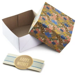 Hallmark 4", 8" And 10" Floral 3-Pack Gift Boxes With Bands -Hallmark Assorted Sizes Floral Gift Boxes With Bands 5EBC1230 03