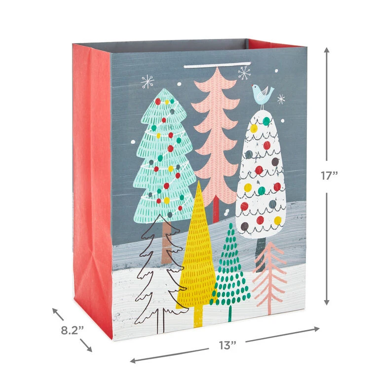Hallmark 17" Assorted Mod Designs 3-Pack XXL Christmas Gift Bags 5 Hallmark 17" Assorted Mod Designs 3-Pack XXL Christmas Gift Bags - Image 3