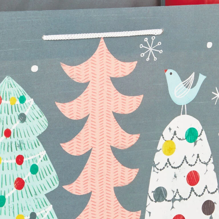 Hallmark 17" Assorted Mod Designs 3-Pack XXL Christmas Gift Bags 6 Hallmark 17" Assorted Mod Designs 3-Pack XXL Christmas Gift Bags - Image 4