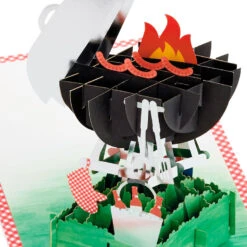 Hallmark BBQ Grill 3D Pop-Up Father's Day Card For Dad -Hallmark BBQ Grill 3D PopUp Fathers Day Card for Dad 1299IMM5013 02