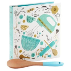 Hallmark Baking Icons Recipe Organizer Book With Wooden Spoon -Hallmark Baking Icons Recipe Organizer Book With Wooden Spoon 1TOG1025 04