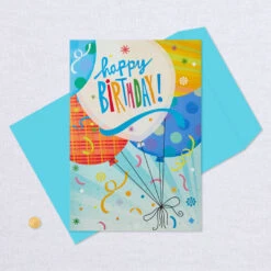 Hallmark 16" Fun Balloons Pop-Up Jumbo Birthday Card -Hallmark Balloons for Fun Birthday Card 1299CBG1009 06