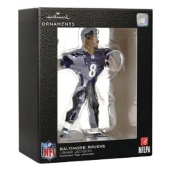 NFL Baltimore Ravens Lamar Jackson Hallmark Ornament -Hallmark Baltimore Ravens Lamar Jackson Christmas Ornament 1OSL2097 04