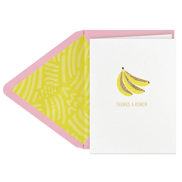 Hallmark Thanks A Bunch Boxed Blank Thank-You Notes, Pack Of 8 4 Hallmark Thanks A Bunch Boxed Blank Thank-You Notes, Pack Of 8 - Image 2