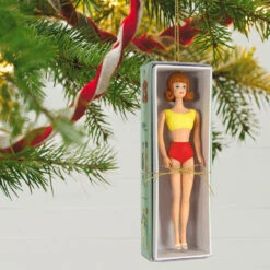 Hallmark Barbie™ Barbie's Best Friend, Midge™ Ornament -Hallmark Barbie Midge in Box Keepsake Ornament 1899QXI7009 02