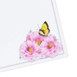 Hallmark Marjolein Bastin Pink Flowers Stationery Set, 40 Sheets -Hallmark Bastin Pink Flowers Blank Sheets Stationery Set 1STN1142 05