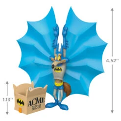 Hallmark Looney Tunes™ Wile E. Coyote™ As Batman™ Ornaments, Set Of 2 -Hallmark Batman Wile E. Coyote Keepsake Ornament 1899QXI6049 03
