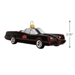 Hallmark Batman™ The Classic TV Series Batmobile™ Glass Ornament -Hallmark Batmobile Keepsake Ornament 1QEP3049 03