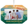 Hallmark Beach Vacation Personalized Text And Photo Metal Ornament -Hallmark Beach Vacation Personalized Christmas Ornament 1OFM1001B8 01