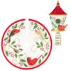 Hallmark Mini The Beauty Of Birds Christmas Tree Topper And Tree Skirt, Set Of 2 -Hallmark Beauty of Birds Mini Keepsake Tree Skirt and Topper 2599QSB6239 01