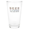 Hallmark Beer Is A Friend Pint Glass, 16 Oz. -Hallmark Beer Is a Friend Pint Glass 1BRW3227 01