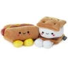 Hallmark Better Together Hot Dog And S'More Magnetic Plush, 4" -Hallmark Better Together Hot Dog and SMore Magnetic Plush 1KID1648 01