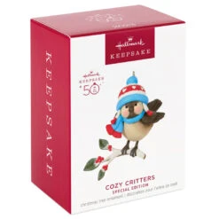 Hallmark Cozy Critters Special Edition Ornament 11 Hallmark Cozy Critters Special Edition Ornament -Hallmark Bird on Snowy Tree Branch Keepsake Ornament 1699QGO2797 04