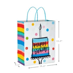 Hallmark Birthday Cheer 8-Pack Assorted Gift Bags -Hallmark Birthday Cheer Medium and Large Gift Bags 5EGB6365 03