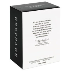 Hallmark Happy Halloween! Ornament 12 Hallmark Happy Halloween! Ornament -Hallmark Black Cat Pumpkin Diorama Keepsake Ornament 1799QFO5311 05