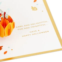 Hallmark Fun And Frightful 3D Pop-Up Halloween Card 14 Hallmark Fun And Frightful 3D Pop-Up Halloween Card -Hallmark Black Cat on Pumpkins 3D PopUp Halloween Card 1299IEH1003 03