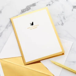 Hallmark Fun And Frightful 3D Pop-Up Halloween Card 18 Hallmark Fun And Frightful 3D Pop-Up Halloween Card -Hallmark Black Cat on Pumpkins 3D PopUp Halloween Card 1299IEH1003 07