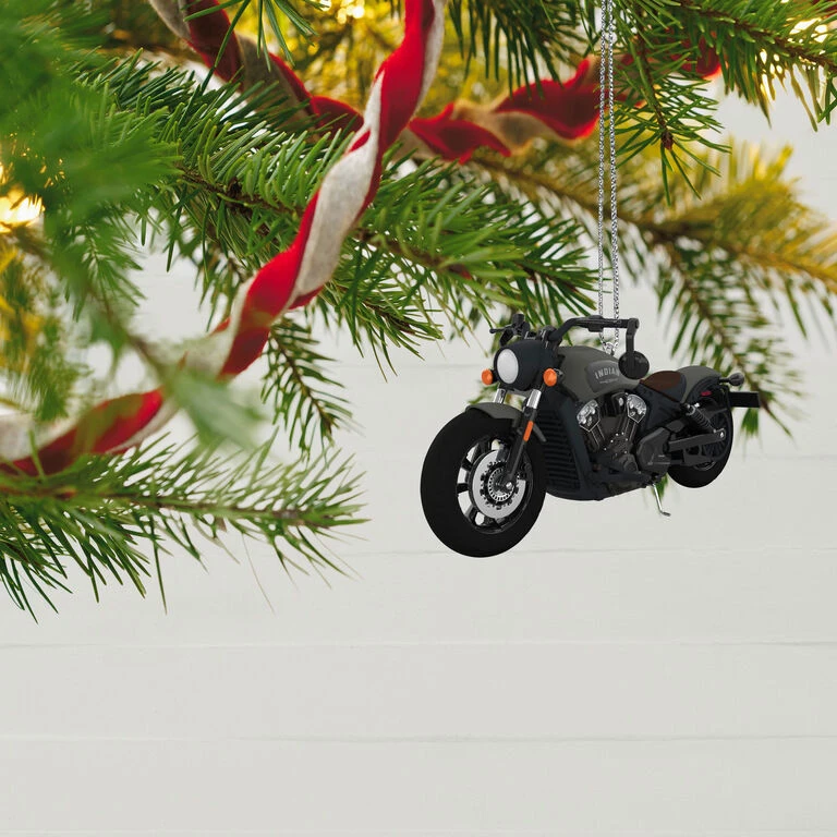 Hallmark Indian Motorcycle® Scout Bobber 2023 Metal Ornament 4 Hallmark Indian Motorcycle® Scout Bobber 2023 Metal Ornament - Image 2
