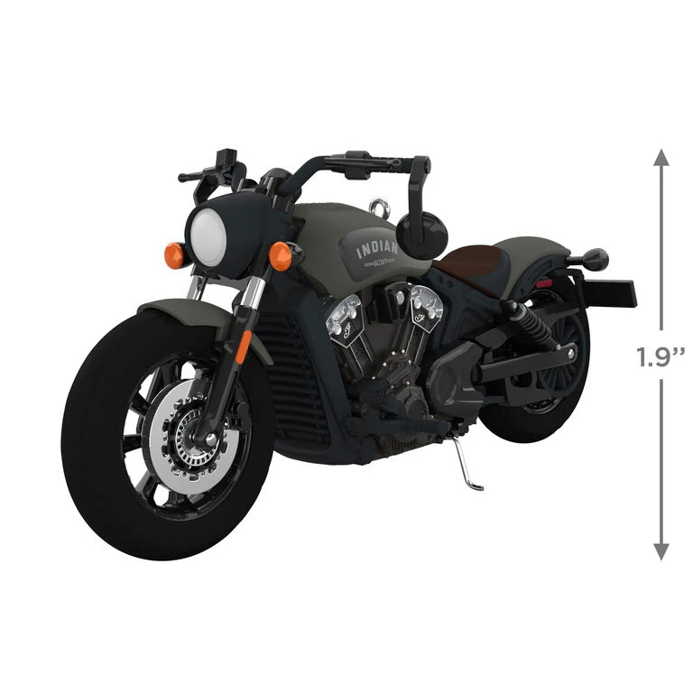 Hallmark Indian Motorcycle® Scout Bobber 2023 Metal Ornament 5 Hallmark Indian Motorcycle® Scout Bobber 2023 Metal Ornament - Image 3