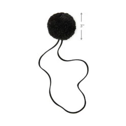 Hallmark 26" Black-and-White Fabric Gift Wrap With Elastic Band -Hallmark BlackandWhite Square Flat Wrapping Cloth 1299EJR6377 05