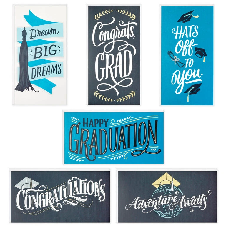 Hallmark Sophisticated Assorted Money Holder Graduation Cards, Pack Of 36 4 Hallmark Sophisticated Assorted Money Holder Graduation Cards, Pack Of 36 - Image 2