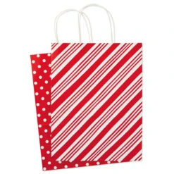 Hallmark 13" Bright Fun 12-Pack Assorted Christmas Gift Bags -Hallmark Bright Fun 12 Assorted Large Christmas Gift Bags 5XGB2812 10