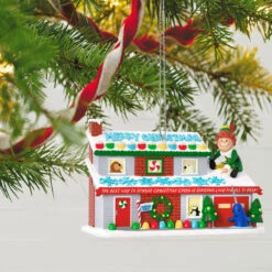 Hallmark Elf Crazy Christmas Cheer Musical Ornament With Light -Hallmark Buddy the Elf on Christmas House Keepsake Ornament 3999QXI7069 02