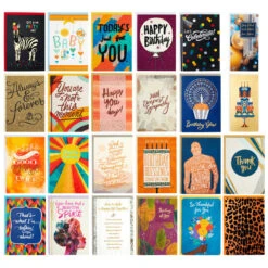 Hallmark -Hallmark Bulk Pack Assorted Mahogany Cards in Storage Box 5EBN1044 02