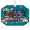 Hallmark Happy Campers Personalized Text And Photo Metal Ornament -Hallmark Camping Personalized Christmas Ornament 1OFM1001B10 01