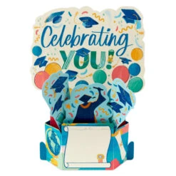 Hallmark Celebrating You 3D Pop-Up Graduation Cards, Pack Of 8 11 Hallmark Celebrating You 3D Pop-Up Graduation Cards, Pack Of 8 -Hallmark Celebrating You Graduation Cards Pack 5GEY2016 03