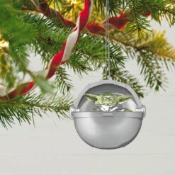 Hallmark Disney 100 Years Of Wonder Star Wars™ And Marvel Heroes Ornaments, Set Of 4 -Hallmark Chewie Grogu Black Panther Spiderman Keepsake Ornaments 5499QXI7447 06