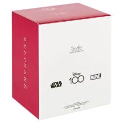 Hallmark Disney 100 Years Of Wonder Star Wars™ And Marvel Heroes Ornaments, Set Of 4 -Hallmark Chewie Grogu Black Panther Spiderman Keepsake Ornaments 5499QXI7447 13