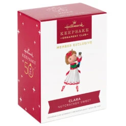 Hallmark Nutcracker Sweet Clara 2023 Exclusive Ornament 12 Hallmark Nutcracker Sweet Clara 2023 Exclusive Ornament -Hallmark Clara With Nutcracker Keepsake Ornament 1799QXC5621 04