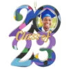 Hallmark Congrats, Grad! 2023 Ceramic Photo Frame Ornament -Hallmark Class of 2023 Picture Frame Keepsake Ornament 1999QHX3089 01