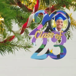 Hallmark Congrats, Grad! 2023 Ceramic Photo Frame Ornament -Hallmark Class of 2023 Picture Frame Keepsake Ornament 1999QHX3089 02