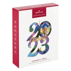 Hallmark Congrats, Grad! 2023 Ceramic Photo Frame Ornament -Hallmark Class of 2023 Picture Frame Keepsake Ornament 1999QHX3089 04