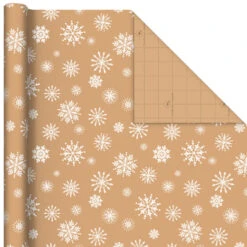 Hallmark Colorful Christmas 4-Pack Kraft Wrapping Paper Assortment, 88 Sq. Ft. -Hallmark Colorful Christmas Assortment Kraft Wrapping Paper 5JXW1212 08