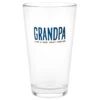 Hallmark Grandpa: Like A Dad, Only Cooler Pint Glass, 16 Oz. -Hallmark Cool Grandpa Pint Glass 1BRW3230 01