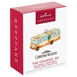 Hallmark Mini National Lampoon's Christmas Vacation™ The Cousins’ RV Ornament, 0.5" -Hallmark Cousin Eddies RV Keepsake Ornament 1299QXM9239 04