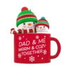 Hallmark Dad & Me Hot Cocoa Mug 2023 Ornament 1 Hallmark Dad & Me Hot Cocoa Mug 2023 Ornament -Hallmark Dad Me Snowmen in Mug Keepsake Ornament 1599QGO2579 01