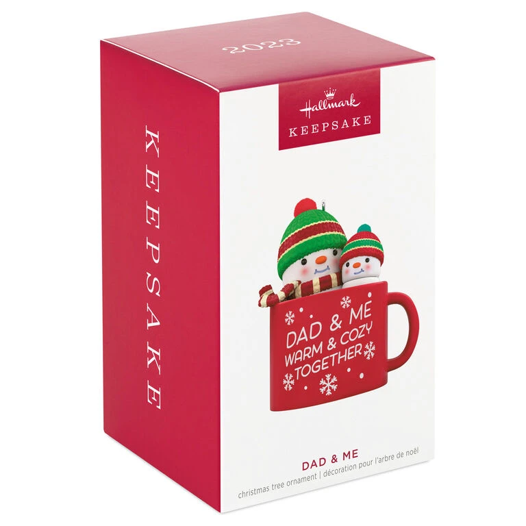 Hallmark Dad & Me Hot Cocoa Mug 2023 Ornament 6 Hallmark Dad & Me Hot Cocoa Mug 2023 Ornament - Image 4