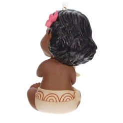 Hallmark Disney Moana The Ocean Chose Me Porcelain Ornament -Hallmark Disney Baby Moana Keepsake Ornament 2499QXD6627 06