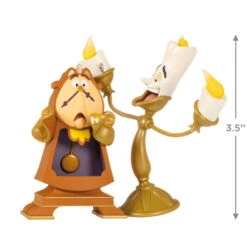 Hallmark Disney Beauty And The Beast Lumiere And Cogsworth Ornament -Hallmark Disney Lumiere and Cogsworth Keepsake Ornament 2499QXE3277 03